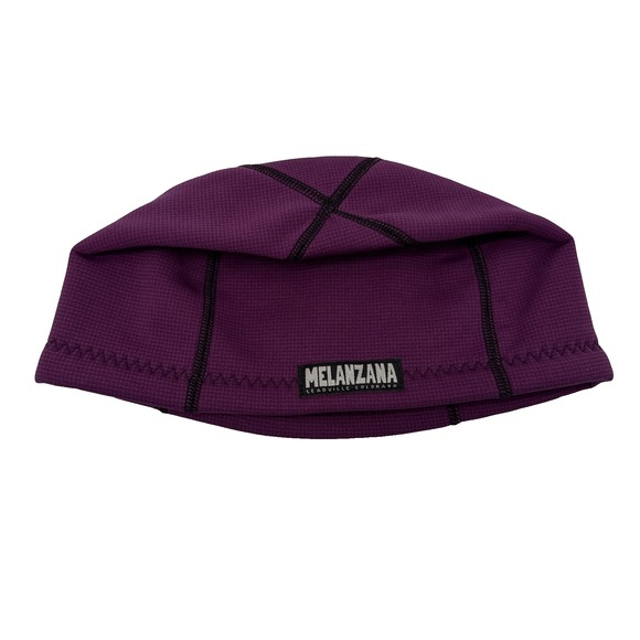 Melanzana Hard Face Beanie Skull Cap Hat Adult XL Purple Made In USA - Picture 1 of 4